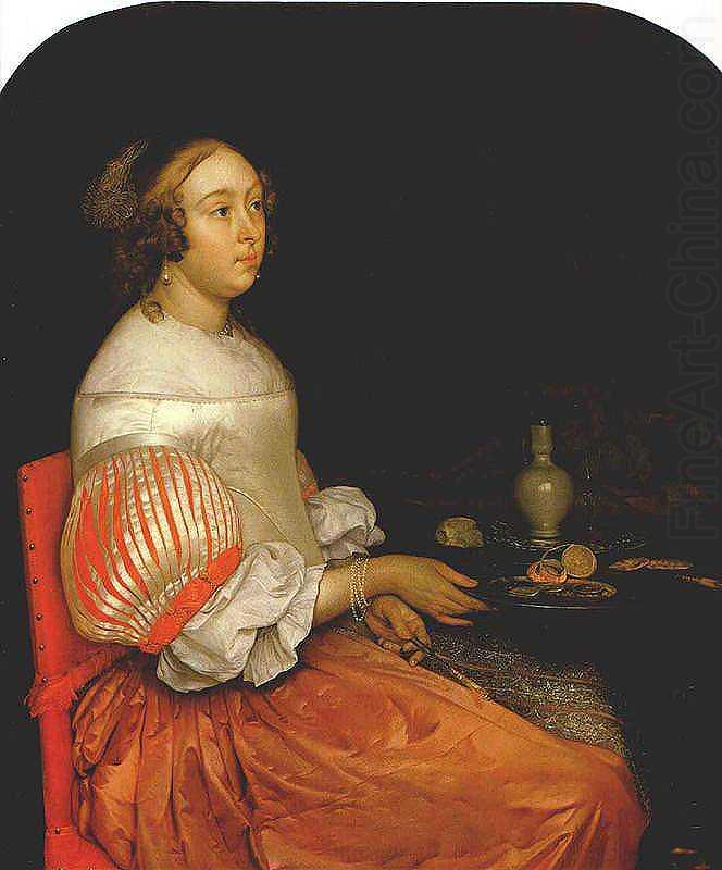 Young Lady at her Breakfast ag, NEER, Eglon van der